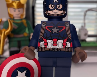 16 Inch Captain America Figure | Large 3D Printed Marvel Collectible | The First Avenger Statue | Marvel Fan Art Display