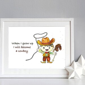Boys Dream Art Digital Art Fine Gift Watercolor Art Print Nursery Room Decoration Little Soldier Modern Art Boys Room Decor