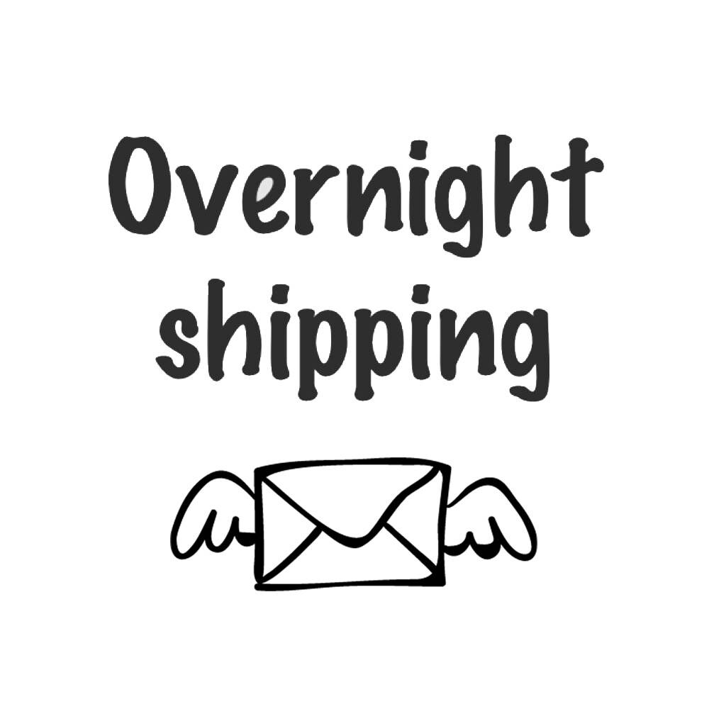 Overnight Shipping Standard Shipping Etsy