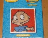 Caron J P Coats Rugrats 10th Anniversary Tommy Latch Hook Needlepoint Kit 24 X 24 Pillow Rug Wall hanging Sealed New
