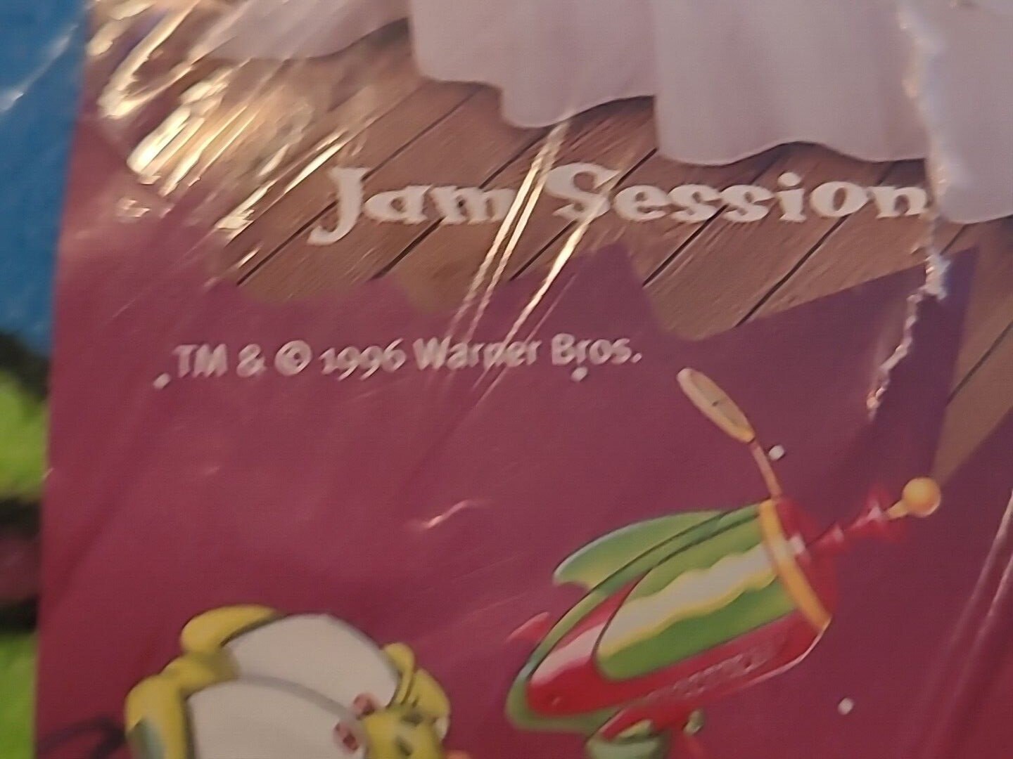 Vintage Sealed 1996 Looney Tunes Space Jam Blanket Full Twin