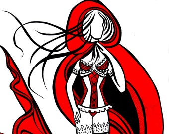Nude Red Riding Hood - Etsy