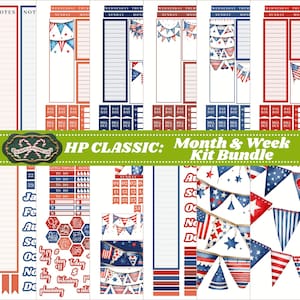 Banner Day - Kit de planejador clássico Happy Planner (HP) Kit de adesivos para impressão, Cricut