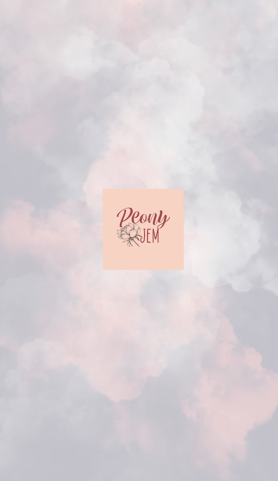 Pastel clouds iPhone wallpaper minimalistic aesthetic smartphone background