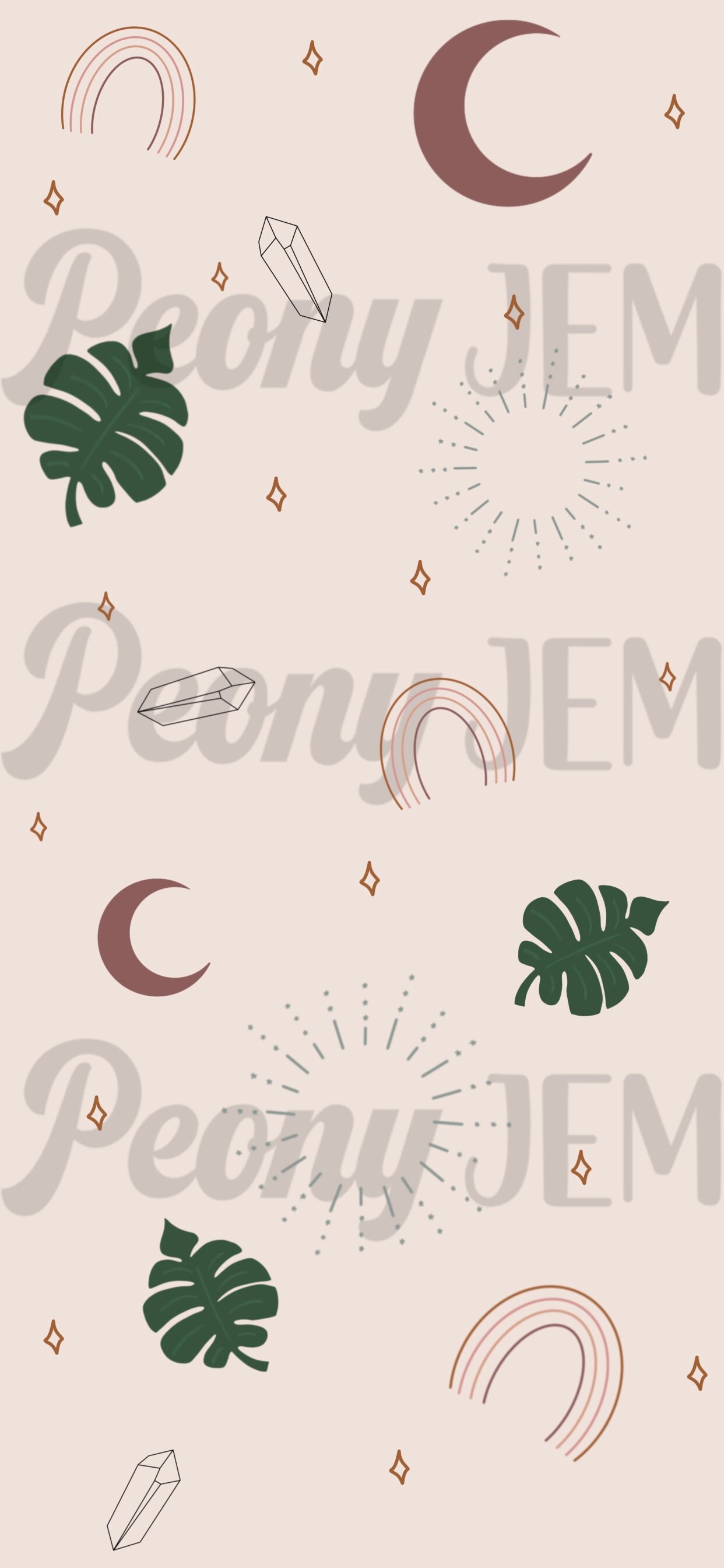 Bohemian wallpaper // iPhone wallpaper // boho background // | Etsy