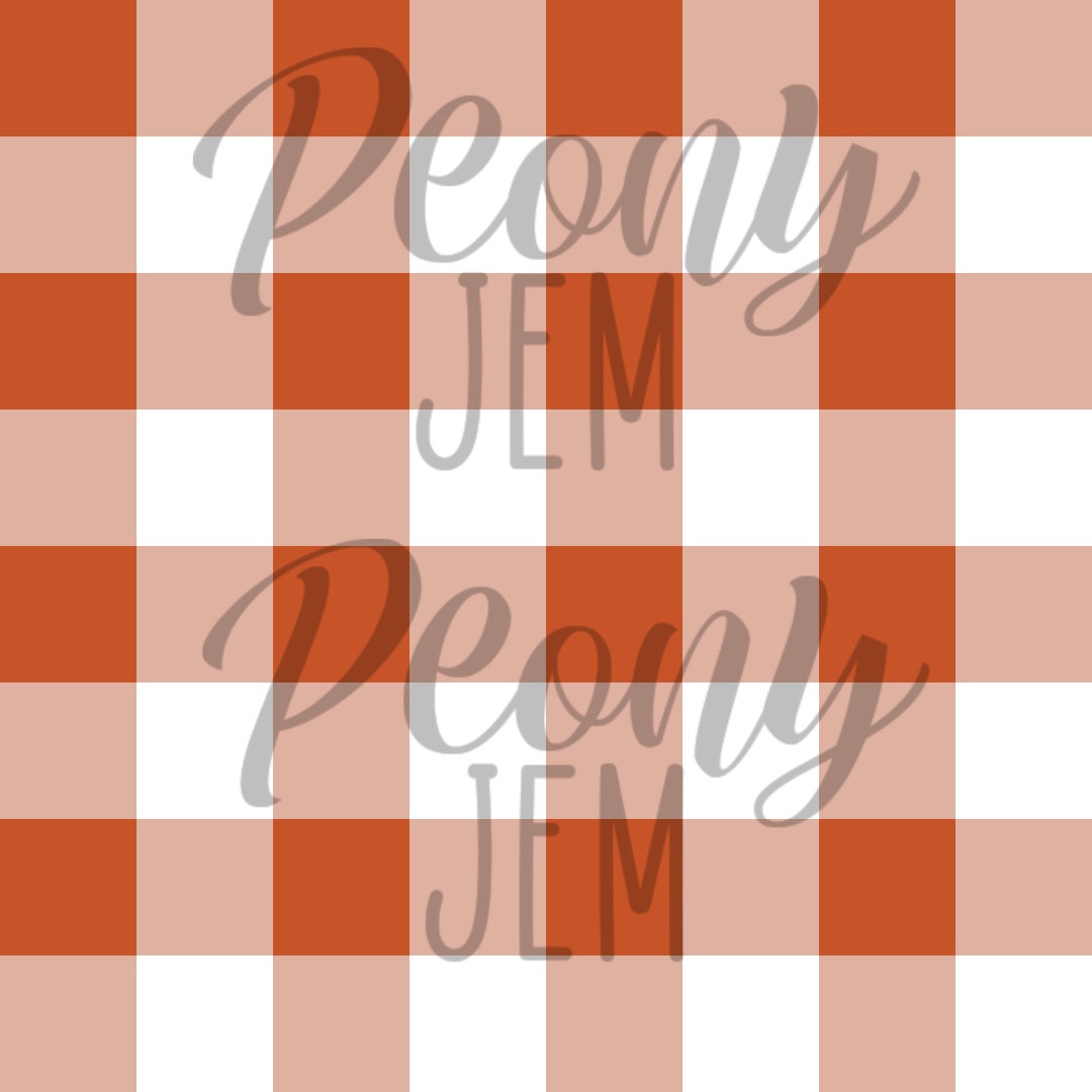 Gingham Seamless Design // Gingham Design // Fall Fabric // Seamless ...