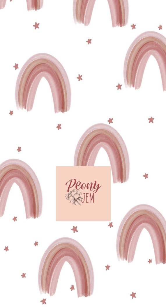 Pink Rainbow // Iphone Wallpaper // Minimalistic Aesthetic // - Etsy Pink Rainbow // Iphone Wallpaper // Minimalistic Aesthetic // - Etsy