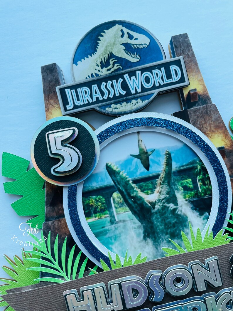 Jurassic Cake Topper Jurassic World Cake Topper Jurassic Etsy Canada