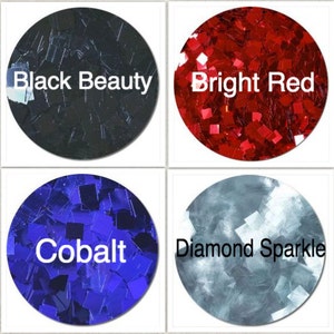 Deluxe Gigantic Square Glitter, 13 Colors image 3