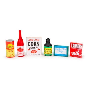 Miniature Grocery Set