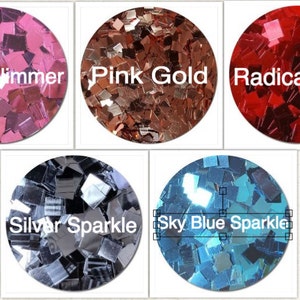 Deluxe Gigantic Square Glitter, 13 Colors image 5