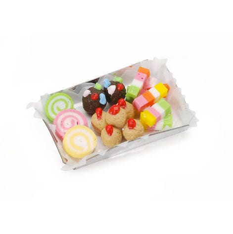 Candy Sushi A Tray of Colorful Candy Shaped Like Sushi. Small (9 Pc)