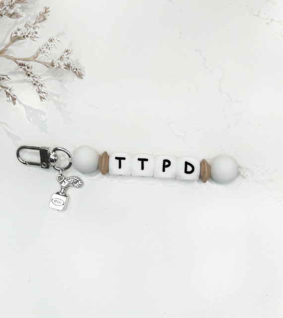 TTPD Keychain – Custom Name, Taylor Swift Merch