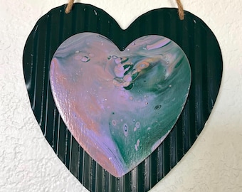 Metal Heart Painting