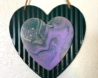 Metal Heart Painting