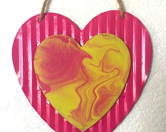 Metal Heart Painting