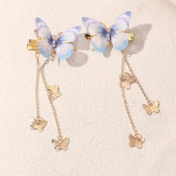 Butterfly Hair Etsy