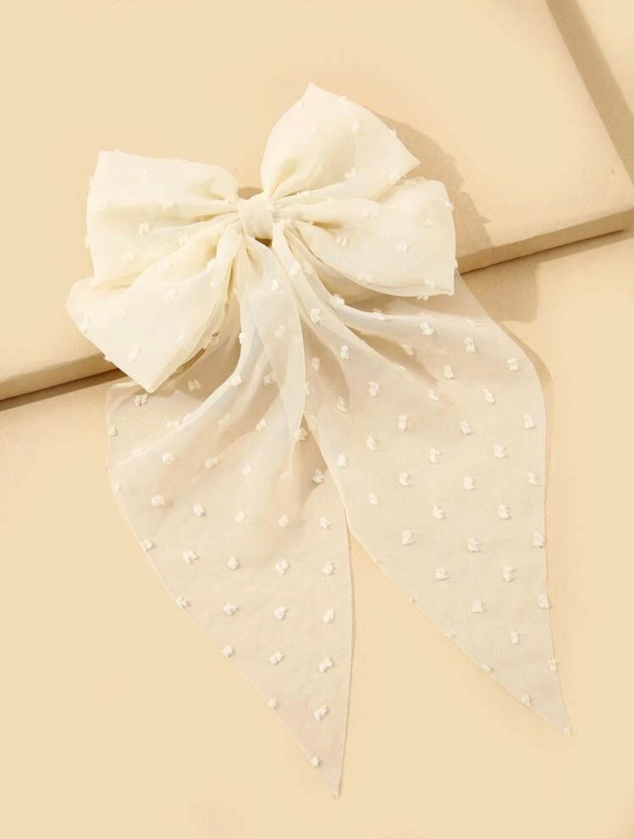 Bolonar Hair Bow for Women, Large Hair Bow, Bachelorette Party Decorations White  Hair Bow Wedding Hair Accessories Solid Color Large Hair Bows for Women  Ribbon Big Bows Bachelorette Party Gift Bridesmaid Favors