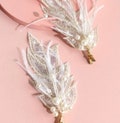 The Nanette Feather Hair Clip- Wedding bridal updo hair accessory for formal event, flower girl, etc