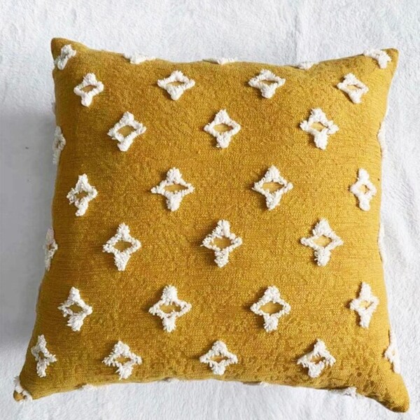 Mustard Yellow Pillow Etsy
