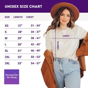 Sizing chart unisex united states sizing in inches