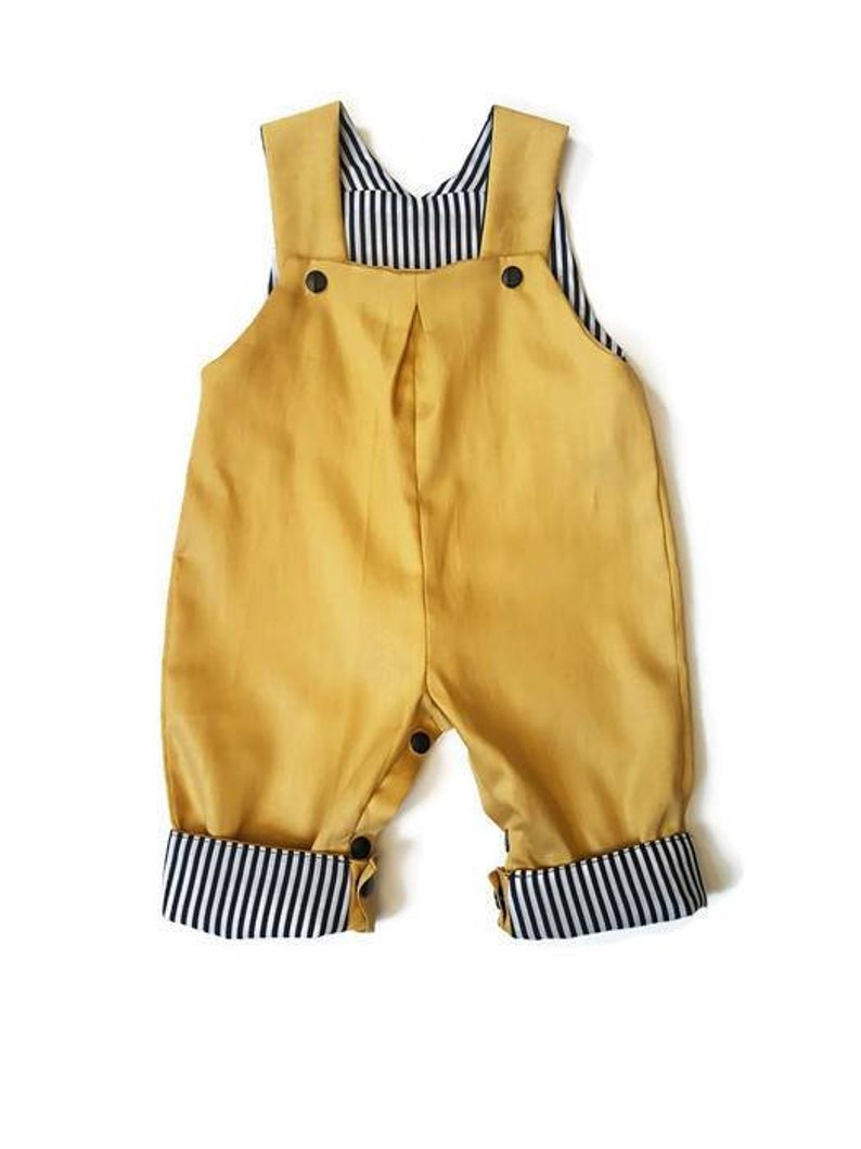 mustard dungarees