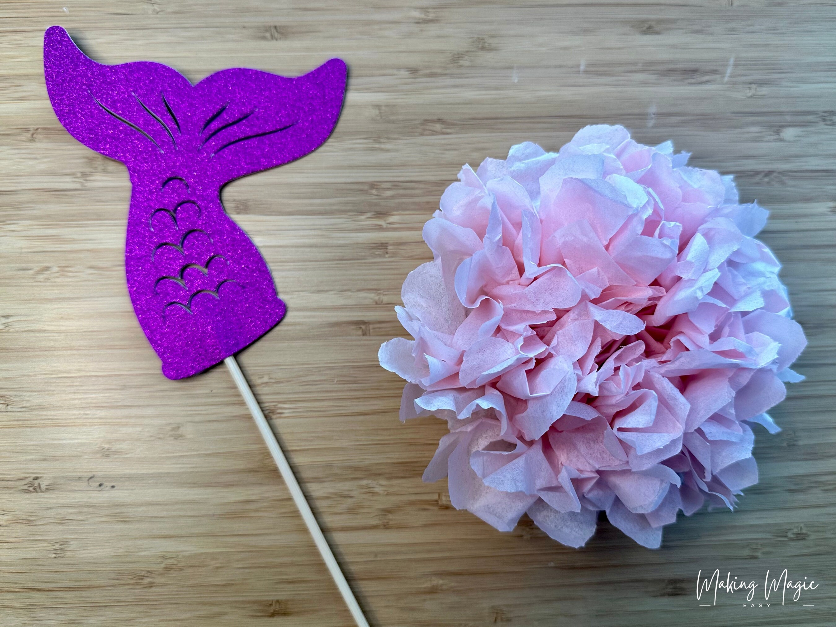 Mermaid Centerpiece DIY, Mermaid Party, Mermaid Table Decorations