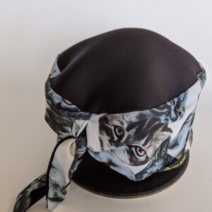 Cat Scrub Cap, Tie Back style hat, women’s scrub caps, men’s surgical hat, hospital worker hat, medical worker hat, hygienist hair cover