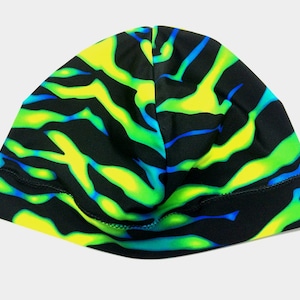 Beanie, Flame Print Hat, Scrub Cap