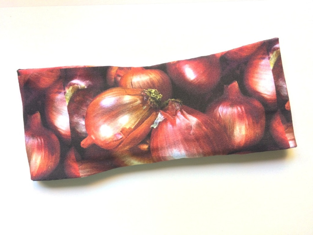 Headband Onion Print Chef Gift Fun Headband Etsy