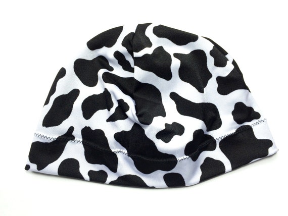 Cow print beanie Clearance