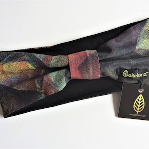 Patterned headband, yoga headband, fitness headband, workout headband, wide headband, running headband, yoga gift, wicking headband