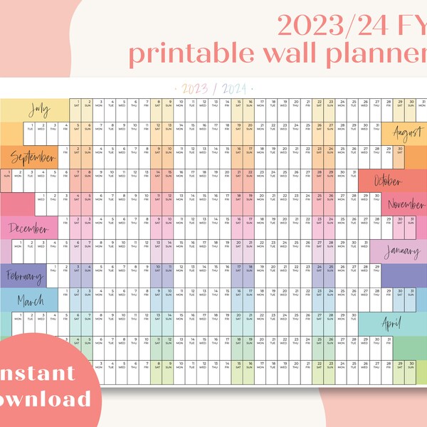 2023 2024 Rainbow Calendar 2023 2024 Printable Etsy Canada 2023-2024-rainbow-calendar-2023-2024-printable-etsy-canada