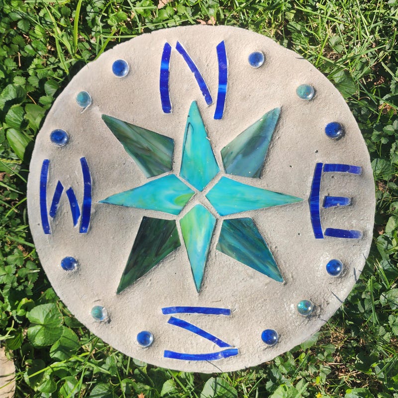 Simple Compass Rose Inlay Compass Rose Inlay - Etsy