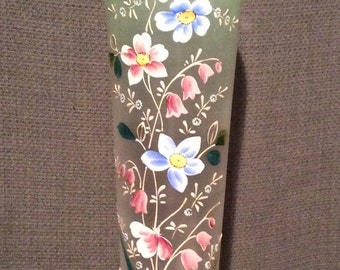 Victorian hand painted vase