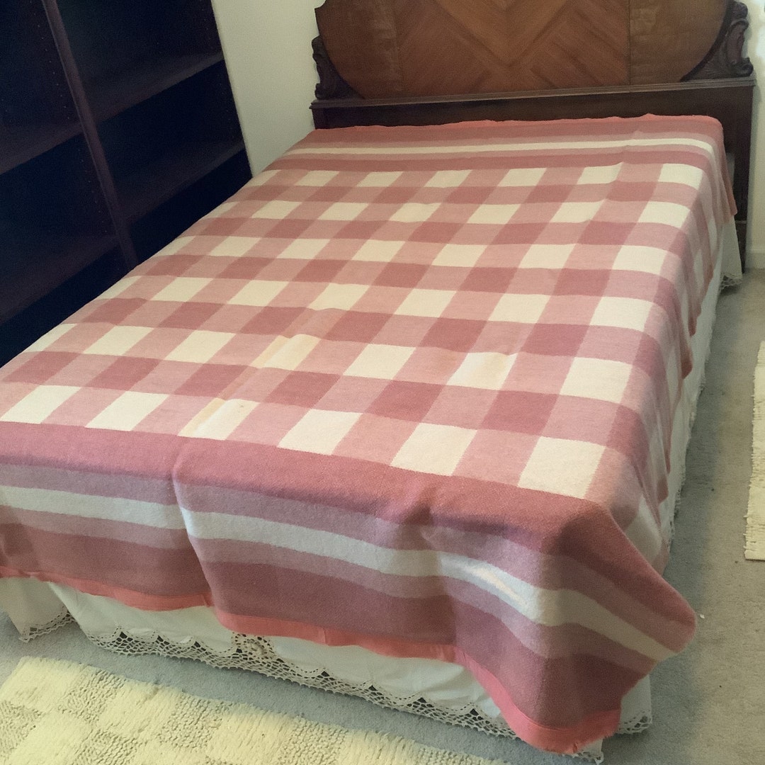 Vintage 100wool Blanket Etsy