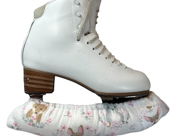 Woodland Animals Skate Blade Guards: Puffy Flannel Soakers