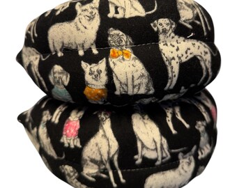 Handmade Dog Skate Soakers – Flannel Blade Covers with Terry Cloth Lining