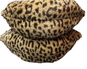 Furry animal print Puffy Soakers Soft Skate Guards leopard cheetah
