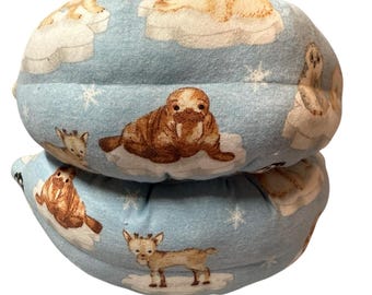 Arctic Animal Skate Blade Soakers: Puffy Polar Bear Design