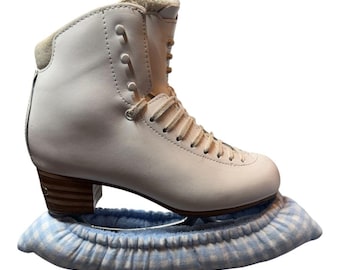 Light Blue Gingham Blade Soakers: Coquette