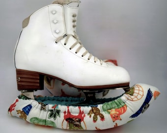 Cats & Plants Skate Blade Guards: Terry Cloth Lined Soakers