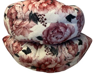 Floral Minky Skate Blade Soakers: Terry Cloth Lined
