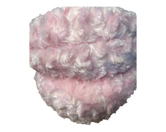 Furry Pink with bows Puffy Soakers Soft Skate Guards