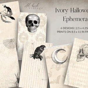 Hallowed Gothic Printable Junk Journal Papers – CalicoCollage
