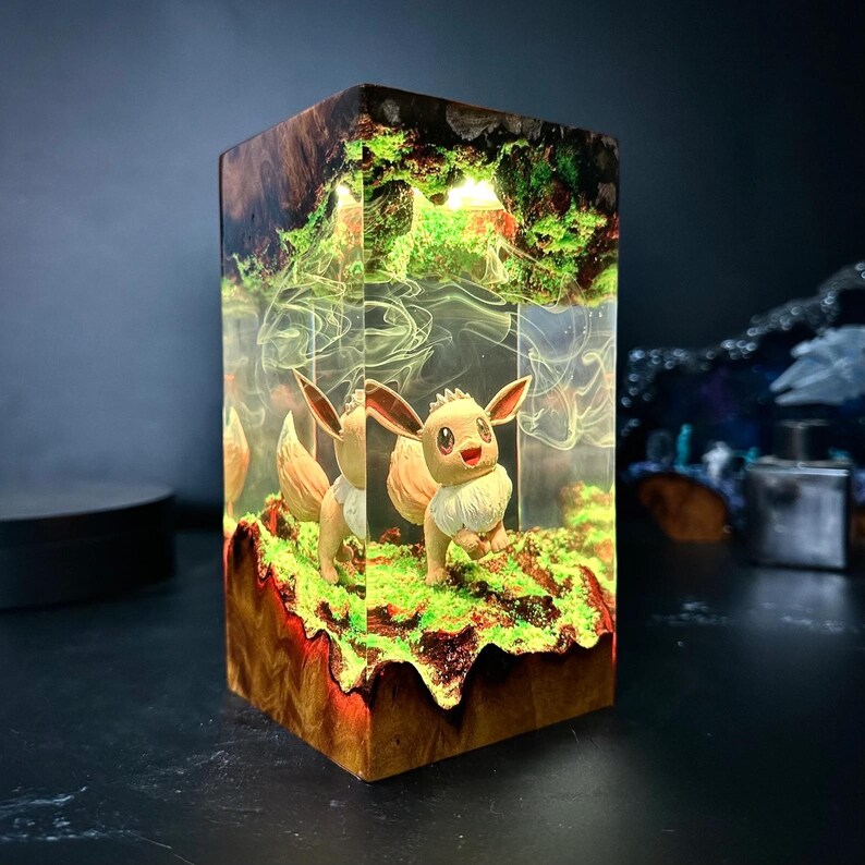 PKM Gengar Charizard Bulbasaur Eevee Pikachu Squirtle Snorlax Lamp ...