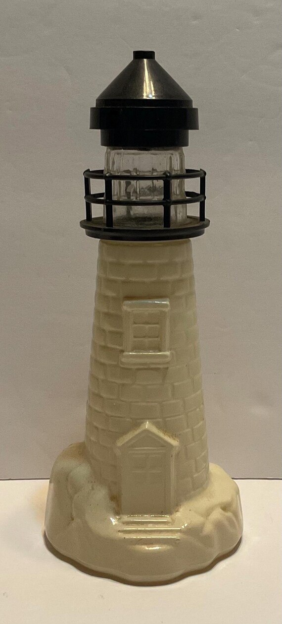 Old Spice Collectible Light House Decanter Aftershave Cologne Bottle