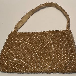 Vintage Beaded Clutch Bag Hand made in Japan