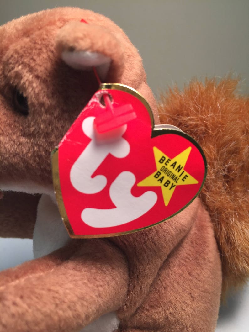 RARE Original nuts TY Beanie Baby 1996 Original Features and Error Etsy