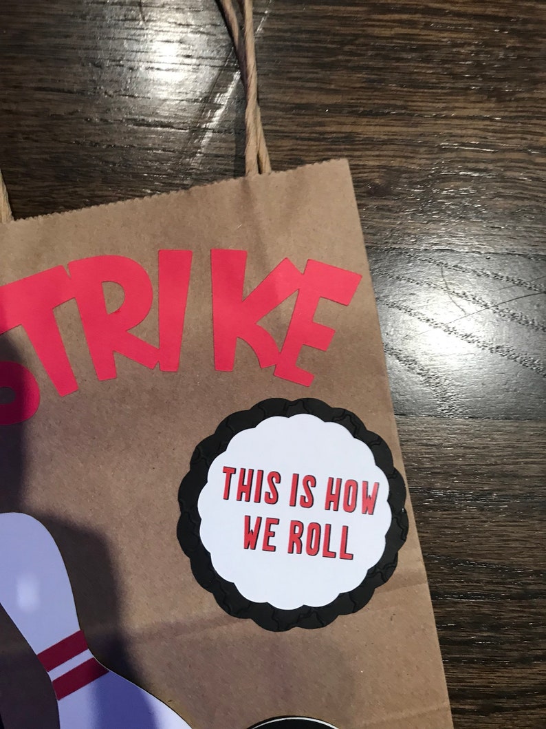 Bowling Favor Bags/party Favors/ Gift Bags/ Candy Etsy